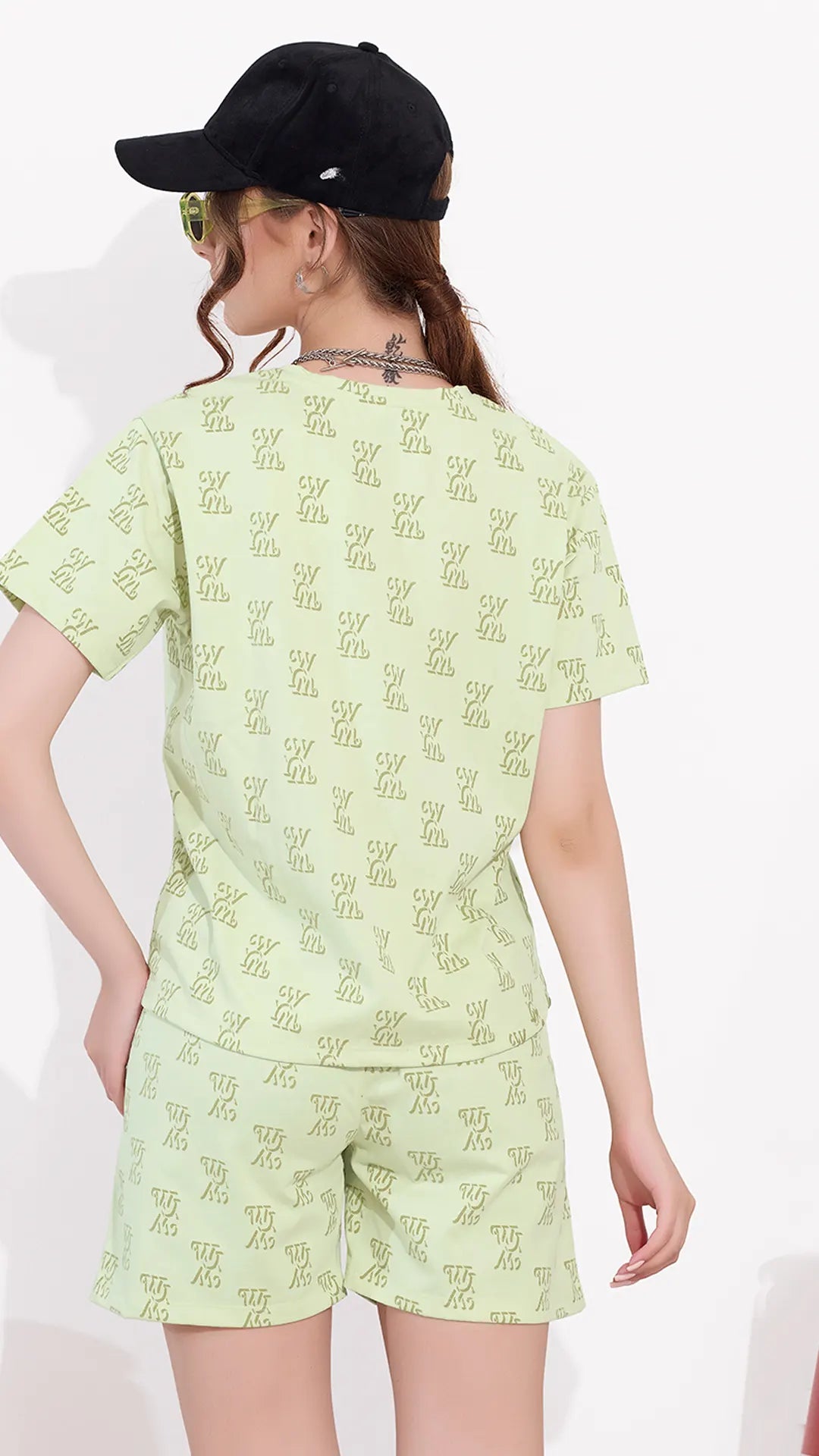 Pista Printed Half Sleeves Round Neck