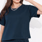 Peacock Printed Half Sleeves Round Neck