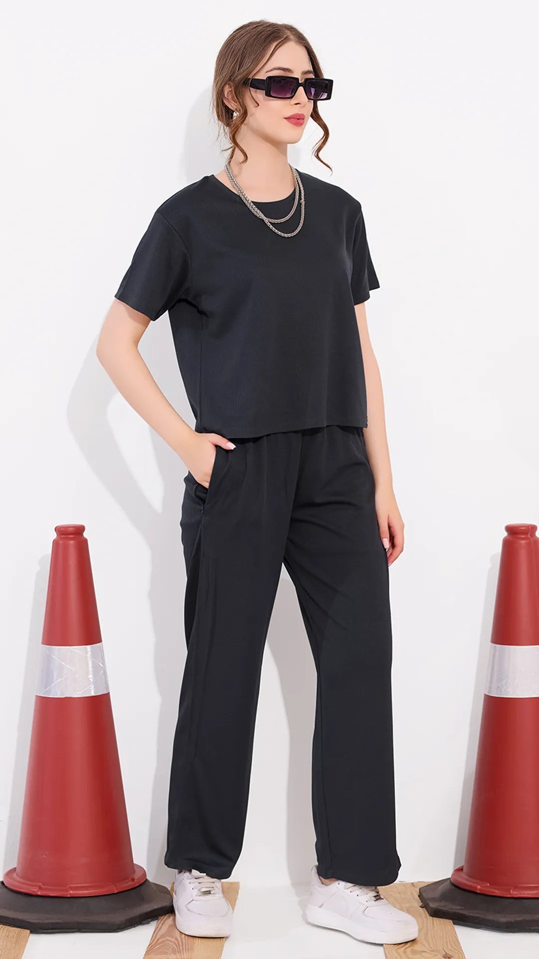 Gray Printed Half Sleeves Round Neck