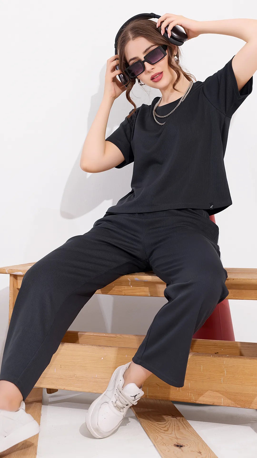 Gray Printed Half Sleeves Round Neck