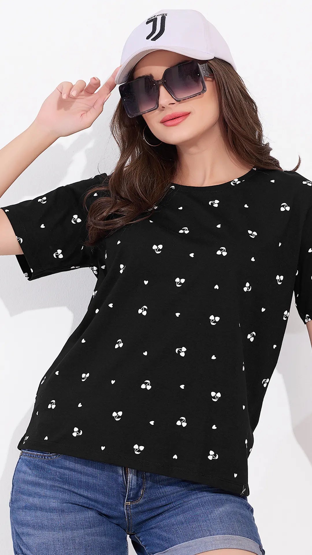Women's, Lounge Wear, Half Sleeve, Round Neck