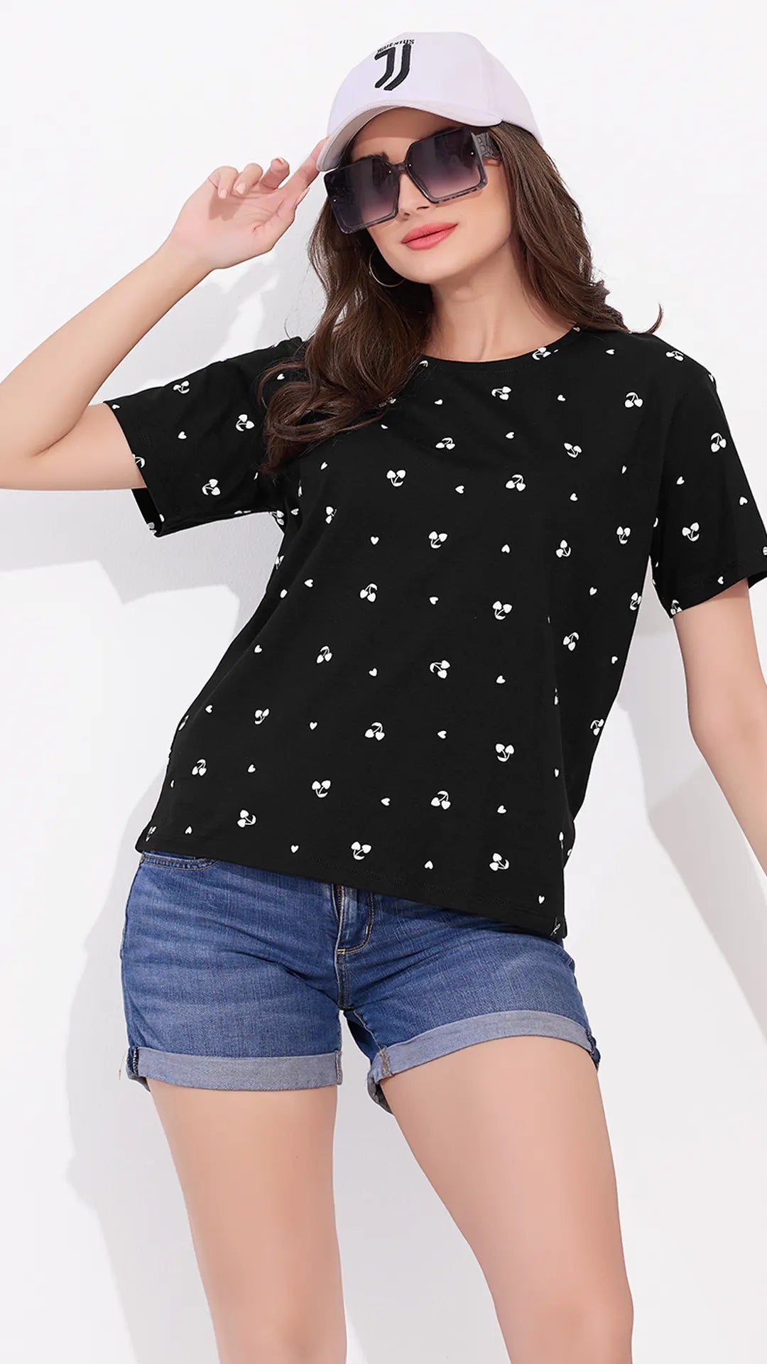 Women's, Lounge Wear, Half Sleeve, Round Neck