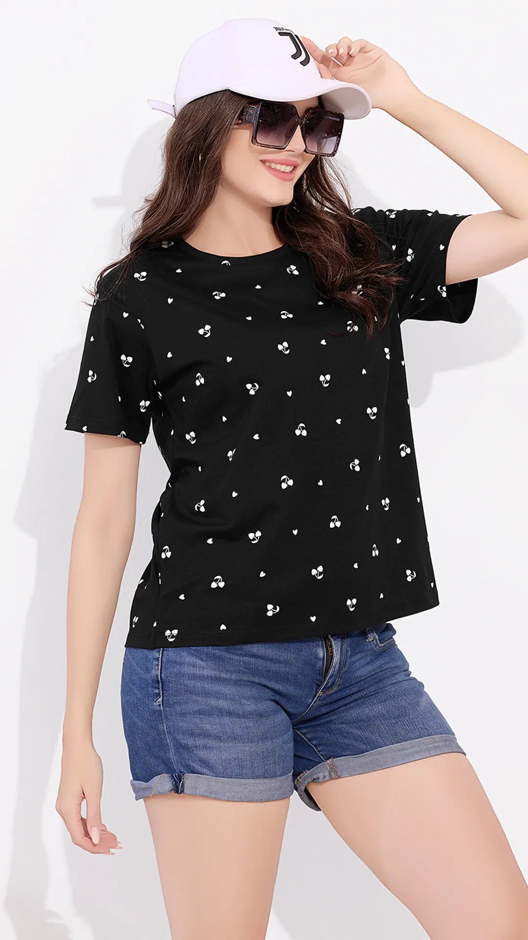Women's, Lounge Wear, Half Sleeve, Round Neck
