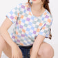 Women's, Lounge Wear, Half Sleeve, Round Neck