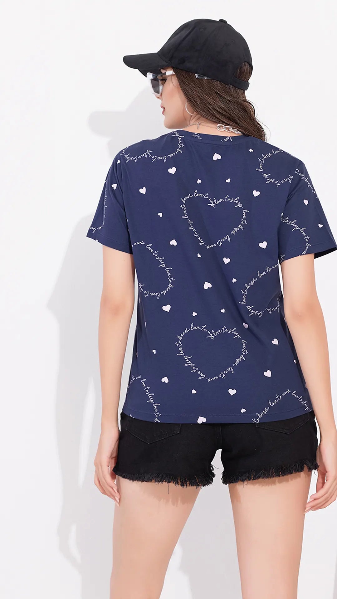Lounge Wear, Half Sleeve, Round Neck