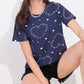 Lounge Wear, Half Sleeve, Round Neck