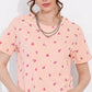Lounge Wear, Half Sleeve, Round Neck