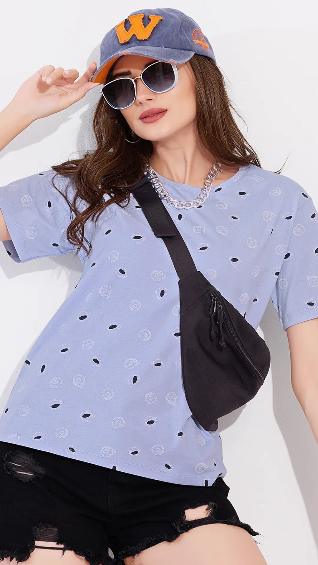 Lounge Wear, Half Sleeve, Round Neck