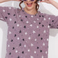 Lounge Wear, Half Sleeve, Round Neck