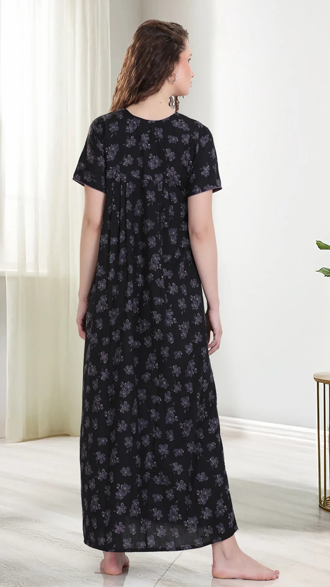 Sukanya Womens Printed Maternity Feeding Nighty