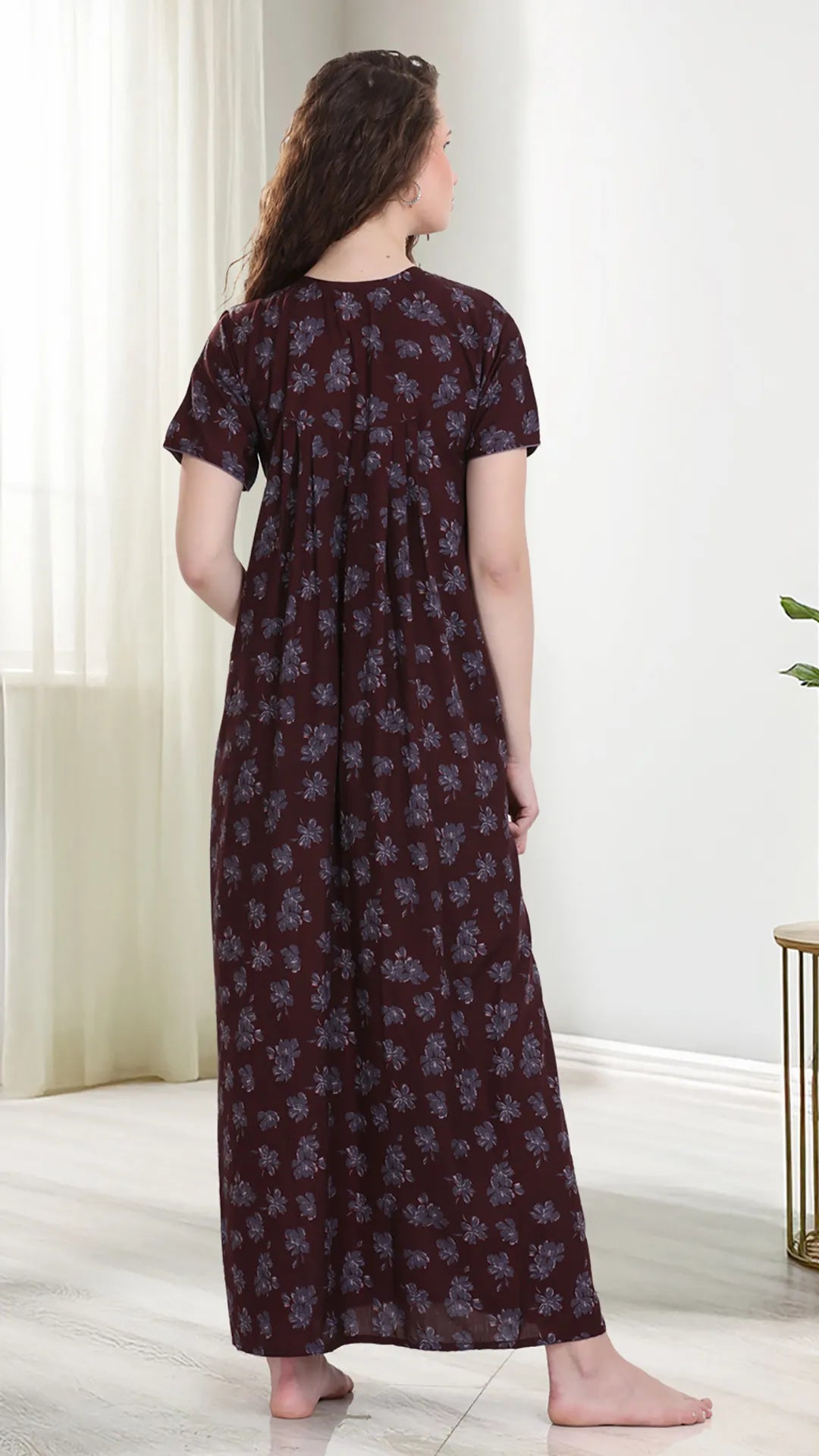 Sukanya Womens Printed Maternity Feeding Nighty