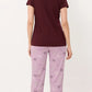 Brawon Printed Half Sleeves Round Neck