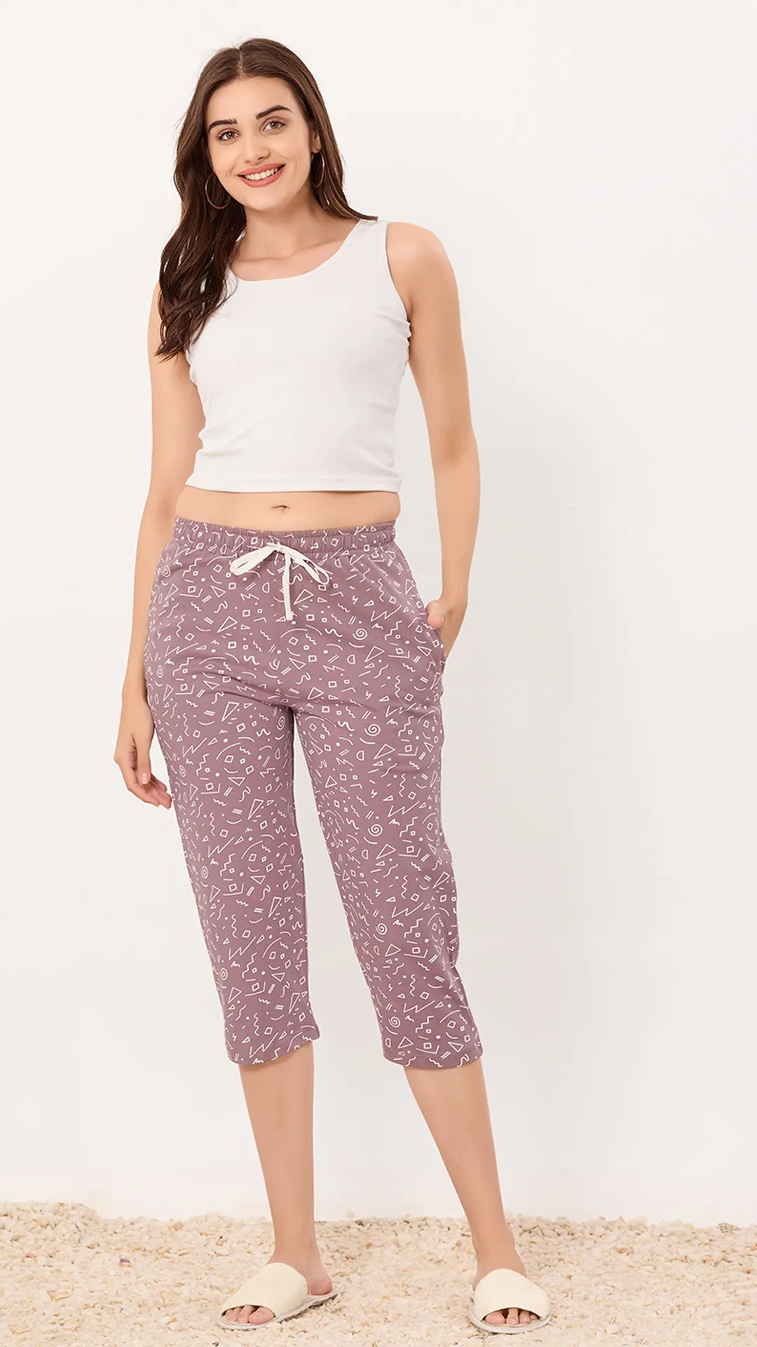 Sukanya  Women's Lounge Wear  Seprate Pyajama  - Maroon, Sinker Fabric, Regular Fit