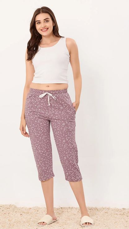 Sukanya  Women's Lounge Wear  Seprate Pyajama  - Maroon, Sinker Fabric, Regular Fit