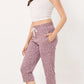 Sukanya  Women's Lounge Wear  Seprate Pyajama  - Maroon, Sinker Fabric, Regular Fit