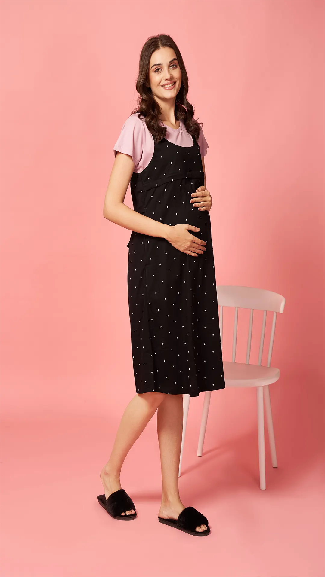 Sukanya Womens Printed Maternity Feeding Nighty