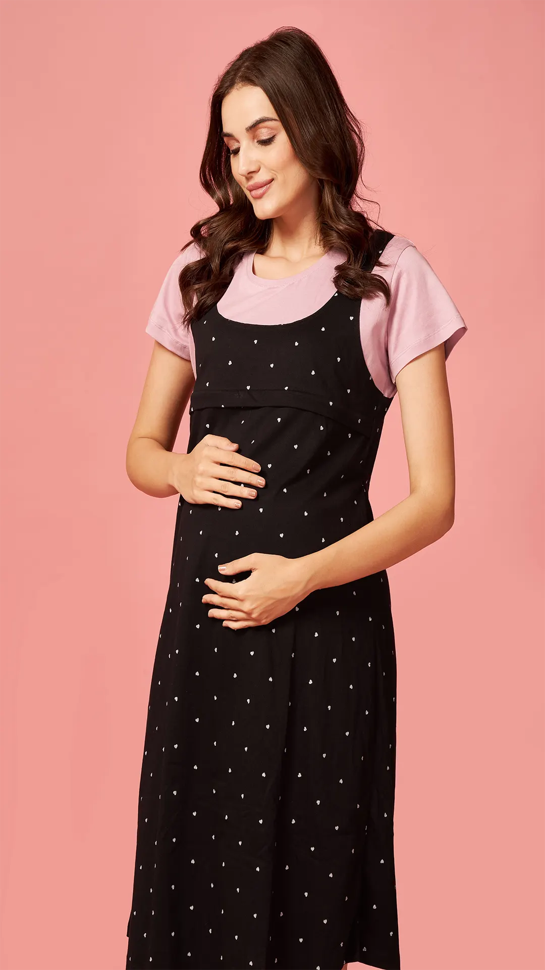 Sukanya Womens Printed Maternity Feeding Nighty