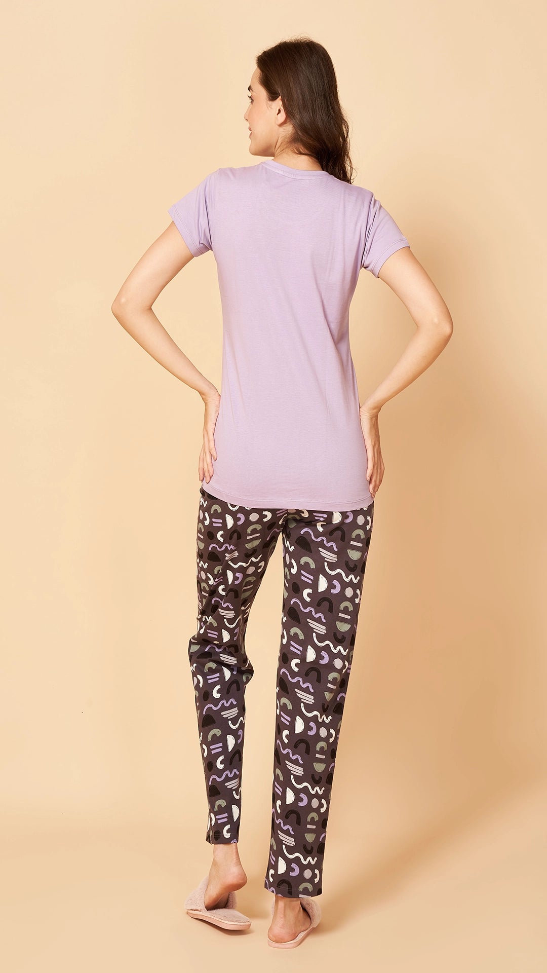 Sukanya  Women's Printed Sinker Nightsuit Set , Regular Fit Loungewear , Ideal for Women , Lounge Wear Nightdress Pyjama Set Sleepwear , Skin Printed Half Sleeves Round Neck.